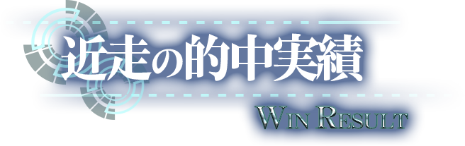 近走の的中実績